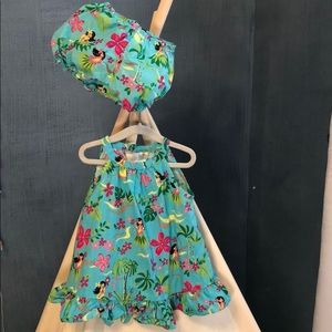 Hawaiian print dress 18 month
